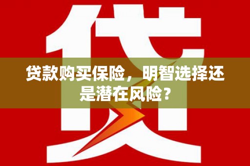 章贡贷款购买保险，明智选择还是潜在风险？