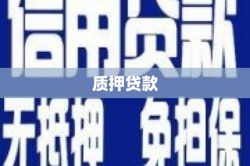 章贡质押贷款
