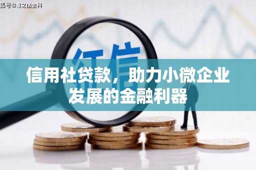 章贡信用社贷款，助力小微企业发展的金融利器