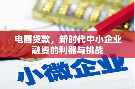 章贡电商贷款，新时代中小企业融资的利器与挑战