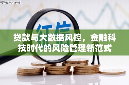 章贡贷款与大数据风控，金融科技时代的风险管理新范式