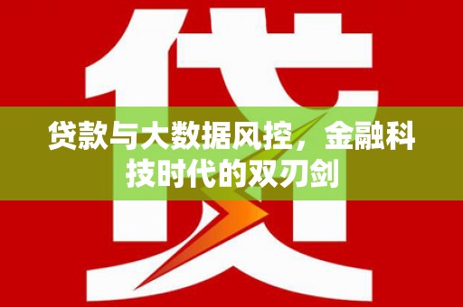 章贡贷款与大数据风控，金融科技时代的双刃剑