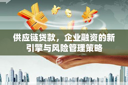 章贡供应链贷款，企业融资的新引擎与风险管理策略