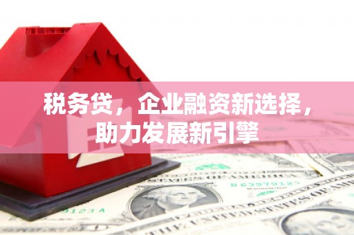 章贡税务贷，企业融资新选择，助力发展新引擎