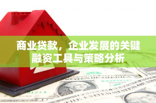 章贡商业贷款，企业发展的关键融资工具与策略分析