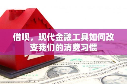 章贡借呗，现代金融工具如何改变我们的消费习惯