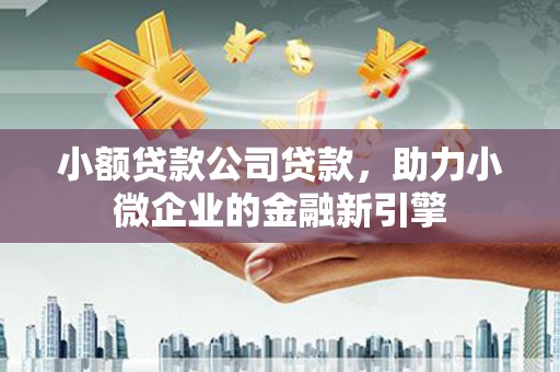 章贡小额贷款公司贷款，助力小微企业的金融新引擎