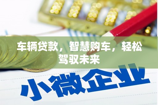章贡车辆贷款，智慧购车，轻松驾驭未来