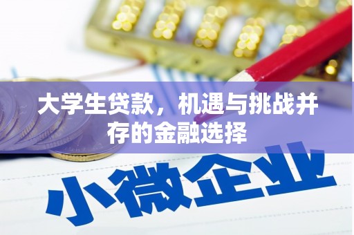 章贡大学生贷款，机遇与挑战并存的金融选择
