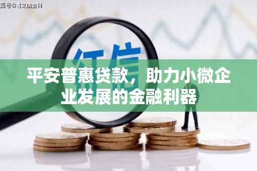 章贡平安普惠贷款，助力小微企业发展的金融利器
